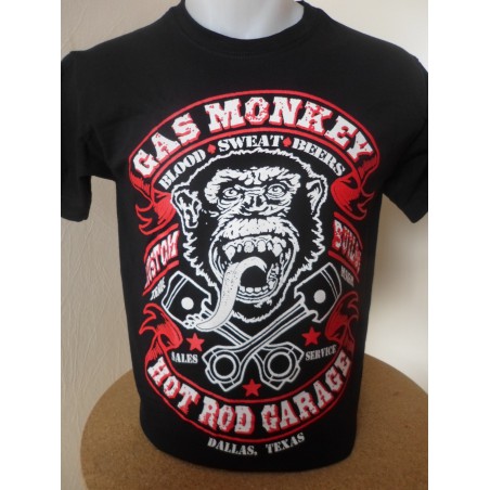 gas monkey shirt rood