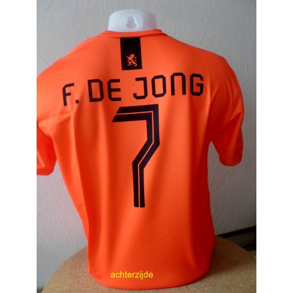 bibliotheek grond Heerlijk Nederlands eftal voetbalshirt Frenkie de Jong 2019/2020
