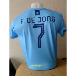 nederlands elftal   Heren  voetbalshirt  UIt kleur  Frenkie de Jong