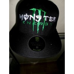 Monster Energey Pet / cap gesloten d. groen M 