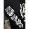 WEISSE TIGER  Sweater Weste gedruckt mit tiger kopf Rock Eagle