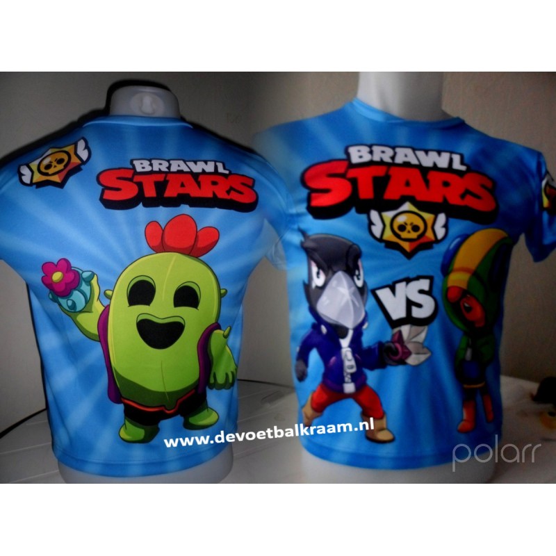 Brawl Star shirt blauw SHARK 2021  nieuw
