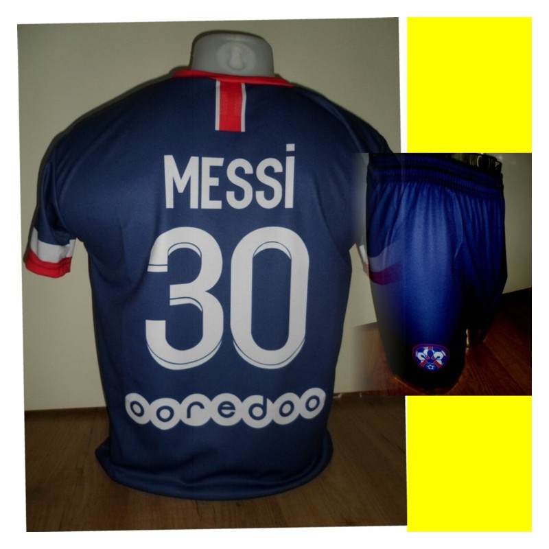 Messi voetbalset (shirt + broekje) thuiskleur