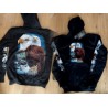 Adler Sweater Weste gedruckt mit Adlerkopf rock eagle