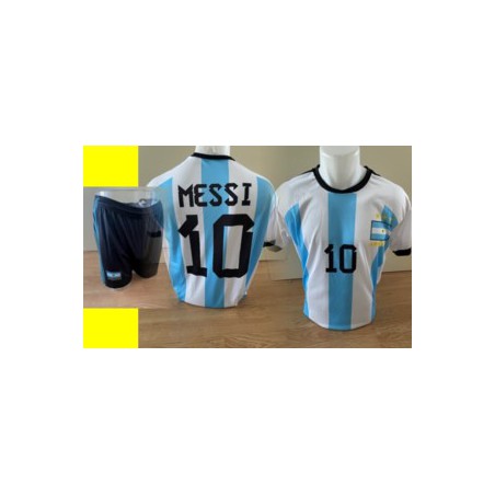 Messi Argentinië nationaal voetbal tenue (shirt+broekje) landen set