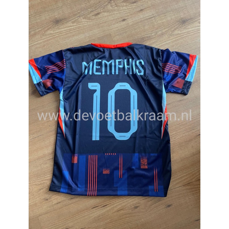 MEMPHIS DE PAAY NEDERLANDS VOETBAL SHIRT  UITKL 2024