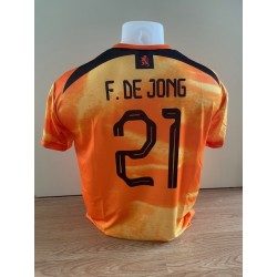 AANBIEDING NEDERLAND ELFTAL Voetbaltenue  oranje 2023 F.DE JONG