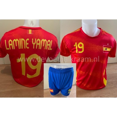 Lamine YAMAL voetbal tenue spanje 2024