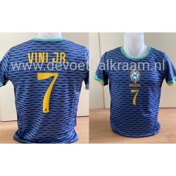 VINICIUS junior  BRASIL Nationaal  voetbal set uit  kl shirt & broek