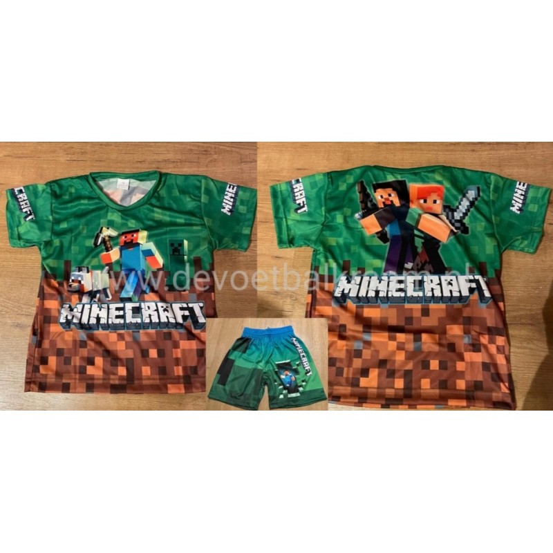 AANBIEDING MINECRAFT  set groen/bruin div figuren2024