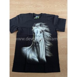 WIT PAARD T-SHIRT ROCK EAGLE