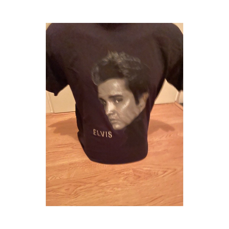 ELVIS PRESLEY SHIRT ZWART PORTRET