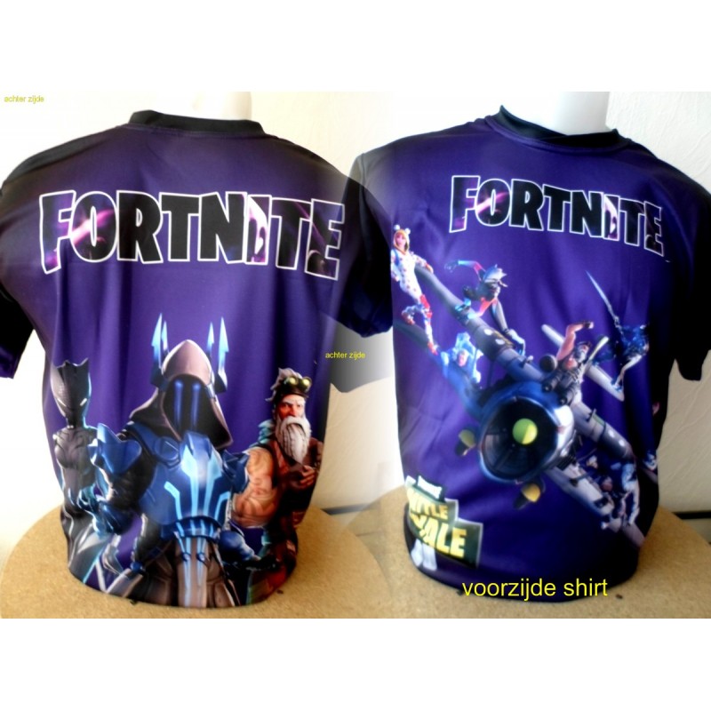 AANBIEDING Fortnite shirt vliegtuig