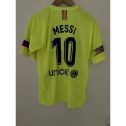 AANBIEDING MESI VOETBALSHIRT barca  2020 FLUOR GEEL