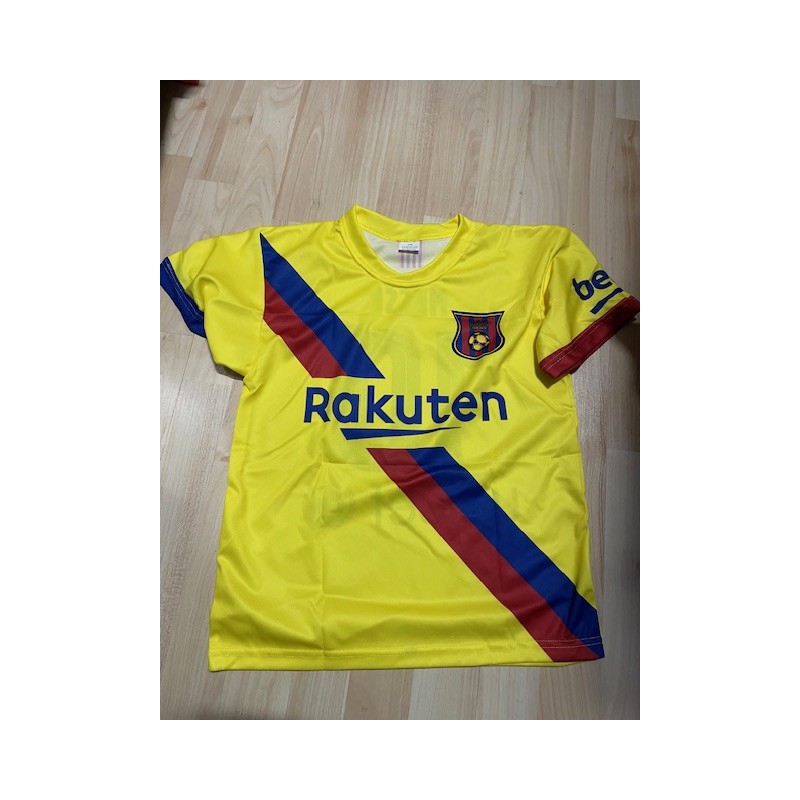 AANBIEDING MESI VOETBALSHIRT PSG  GEEL FLUOR 202