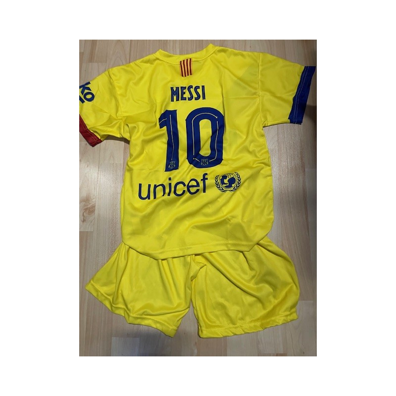 AANBIEDING MESSI VOETBAL TENUE GEEL 2021