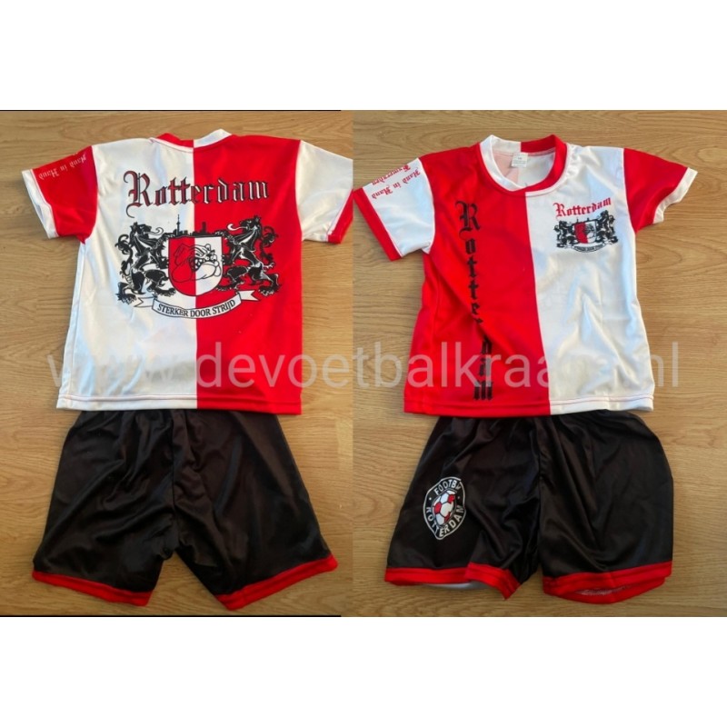 aanbieding ROTTERDAM FAN VOETBAL TENUE  ROOD