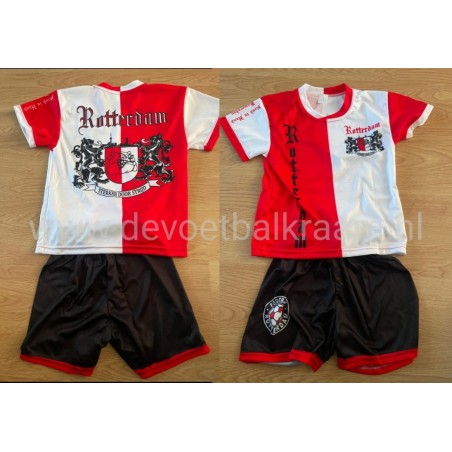 aanbieding ROTTERDAM FAN VOETBAL TENUE  ROOD