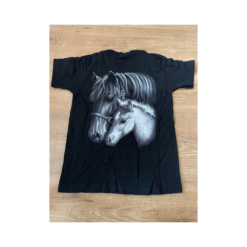 PAARDEN KINDER SHIRT MOEDER PLUS VEULEN