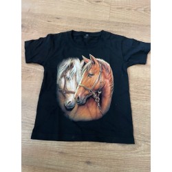 KINDER Paarden print shirt...