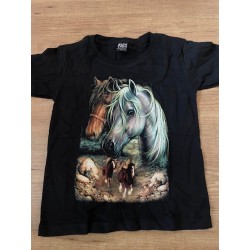 KINDER Paarden print shirt...