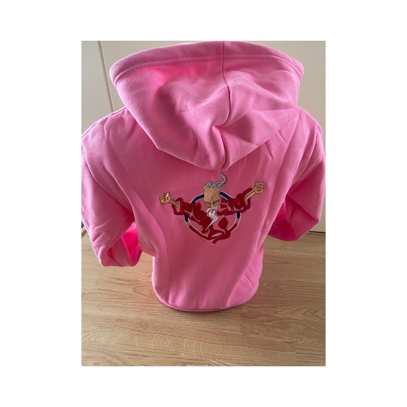 AANBIEDING THUNDERDOME  HOODIE ROZE