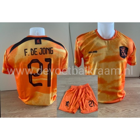 AANBIEDING Nederlands elftal FRENKIE DE JONG  VOETBAL TENUE ORANJE 2024