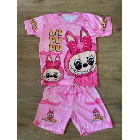 AANBIEDING LABUBU KLEDING SETJE ROZE