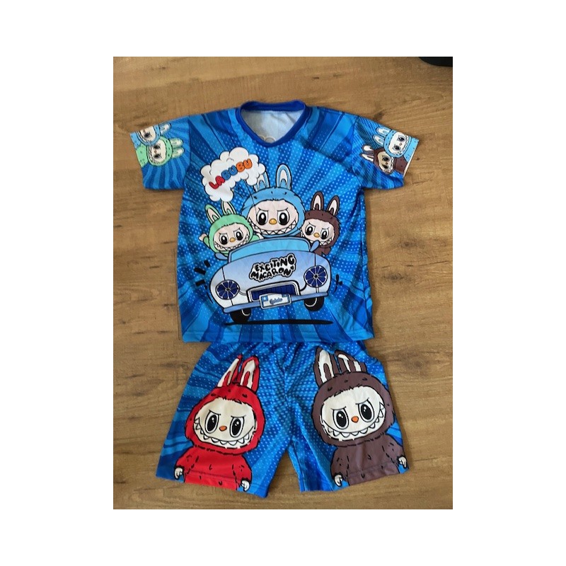 AANBIEDING LABUBU KLEDING SETJE  blauw