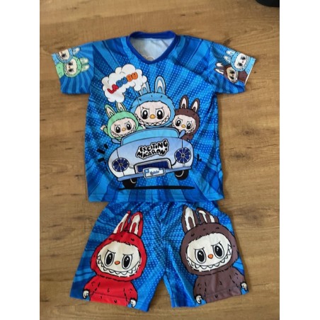 AANBIEDING LABUBU KLEDING SETJE  blauw
