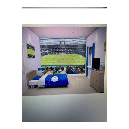 AANBIEDING WALLSTATIC VOETBALSTADION FOTO BEHANG