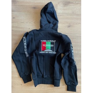 OPRUIMING  NEC  nijmegen FAN HOODIE  ZWART LOGO
