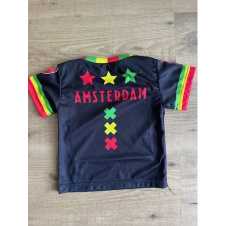 OPRUIMING AJAX FAN VOETBAL SHIRT AMSTERDAM  ZWART  2024