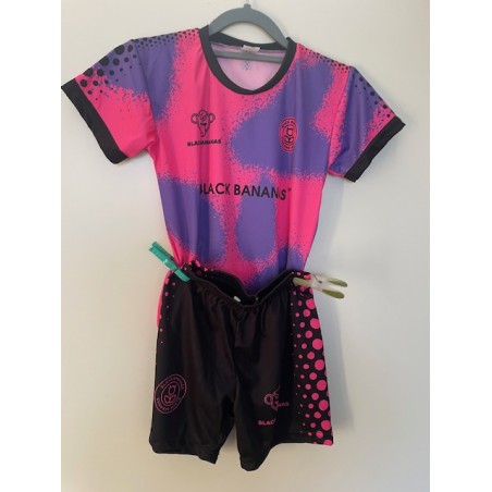 AANBIEDING Black Bananas setje shirt & broek rose  zwarte stip