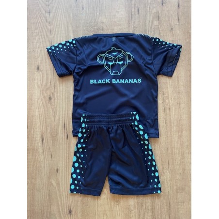 AANBIEDING BLACL BANANAS SET ZWART /GROENE STIP