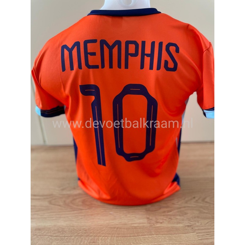 OPRUIMING MEMPHIS DEPAY NEDERLANDS ELFTAL SHIRT  0RANJE  LEEUW 2024