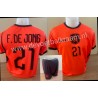 NIEUWSTE NEDERLANDS ELFTAL ORANJE WK TENUE FRENKIE  DE JONG