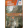 REUZEN SPANDOEK met leeuwen koppen 360X60 CM