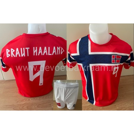 NIEUW HAALAND NORWEGEN VOETBAL TENUE